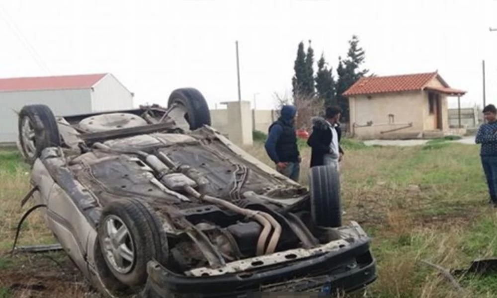 Κρήτη: Αυτοκίνητο ''τουμπάρισε'' και κατέληξε σε χωράφι